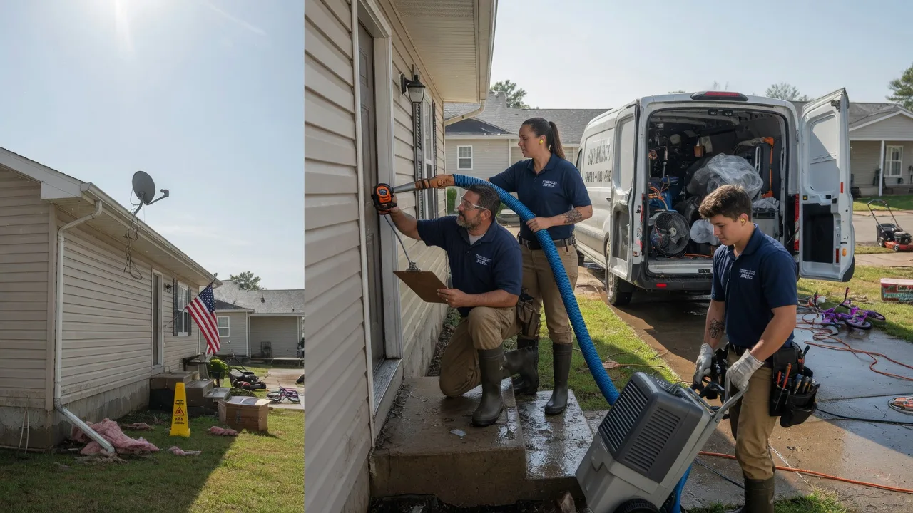 Ceiling Water Damage Restoration in North Carolina near me